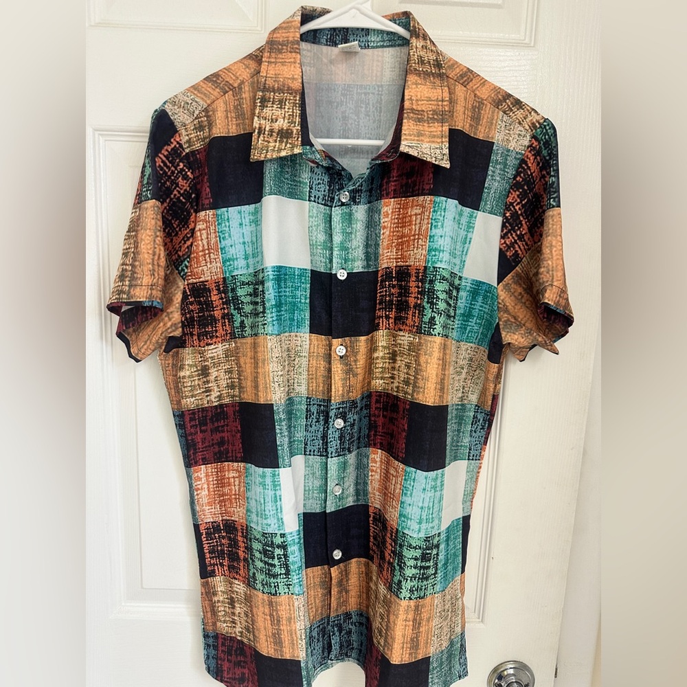Men's Multicolor Plaid Shirt